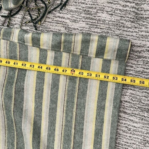 NWT SIMKHAI Cypress Stripe Sam Wool Fringe Poncho One-Size - Picture 11 of 14